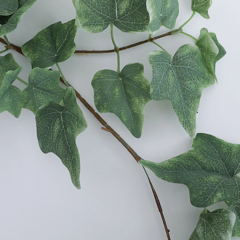 ZERO High Quality Silk Green Artificial Hanging Leaves Vine Leaves Artificial Ivy Leaf for Home Garden Decoration