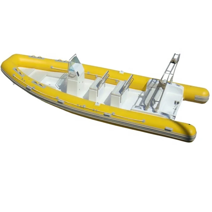 Luxury BIG  Rigid hull fiberglass hull  inflatable rubber boat rib dinghy  boats