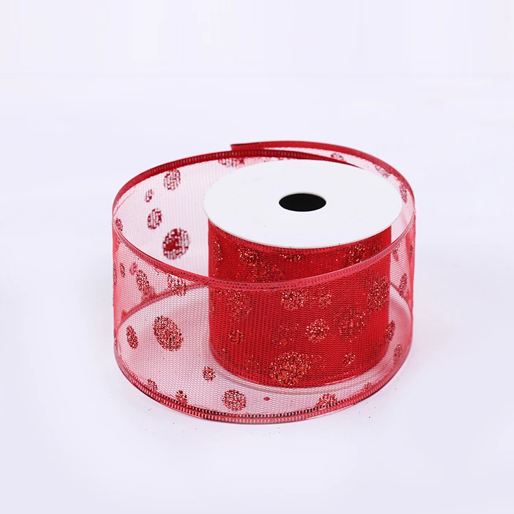 
Hot Selling Wholesale Hand Dyed Mesh Organza Silk Ribbon For Birthday Party Decoration 