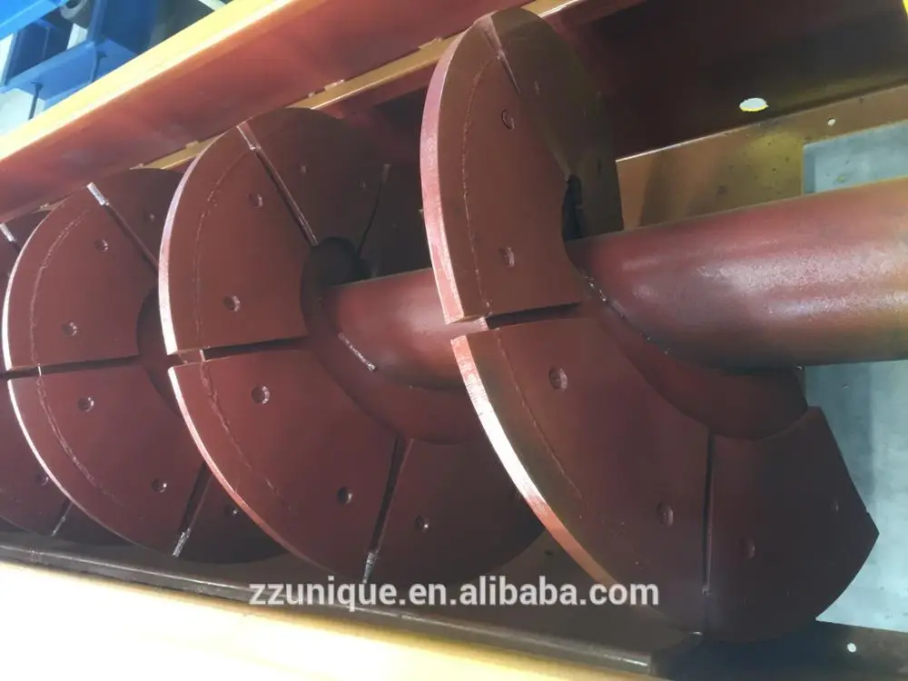 Manufacture industrial small gravel river sea silica screw sand washing washer cleaning machine design price for sale in india