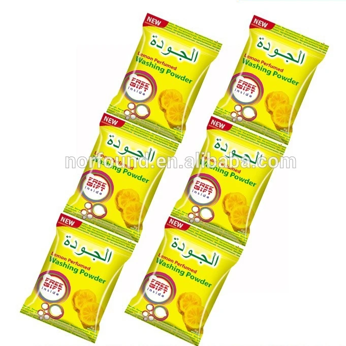 30g sachets detergent washing powder in carton