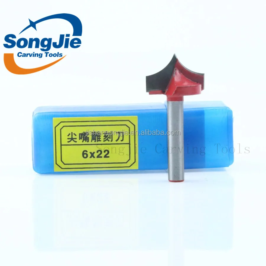 Tungsten carbide router bits for wood woodworking 6mm router bits set carbide end mill rotary cutter