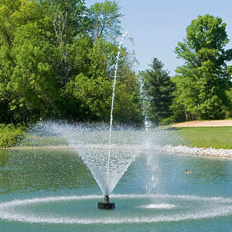 FREE DESIGN Flower Shape Pool Small Floating Portable Golf Course Water Fountain