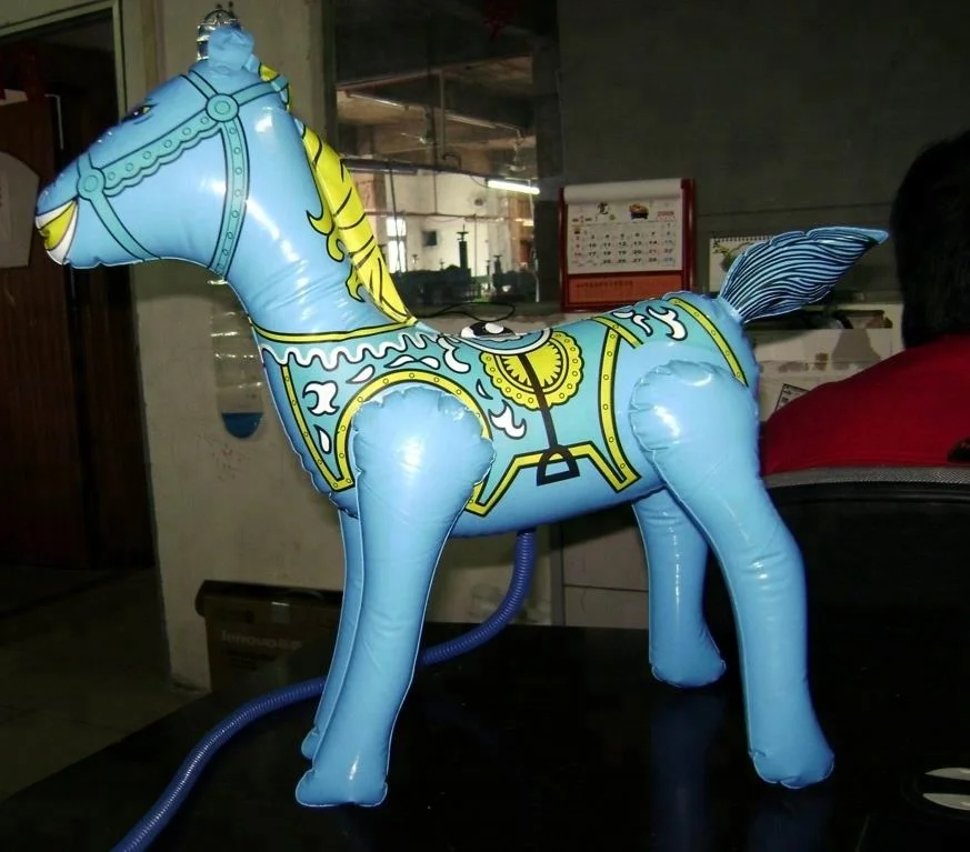 Customized horse balloon toy kids inflatable blow up animal toys