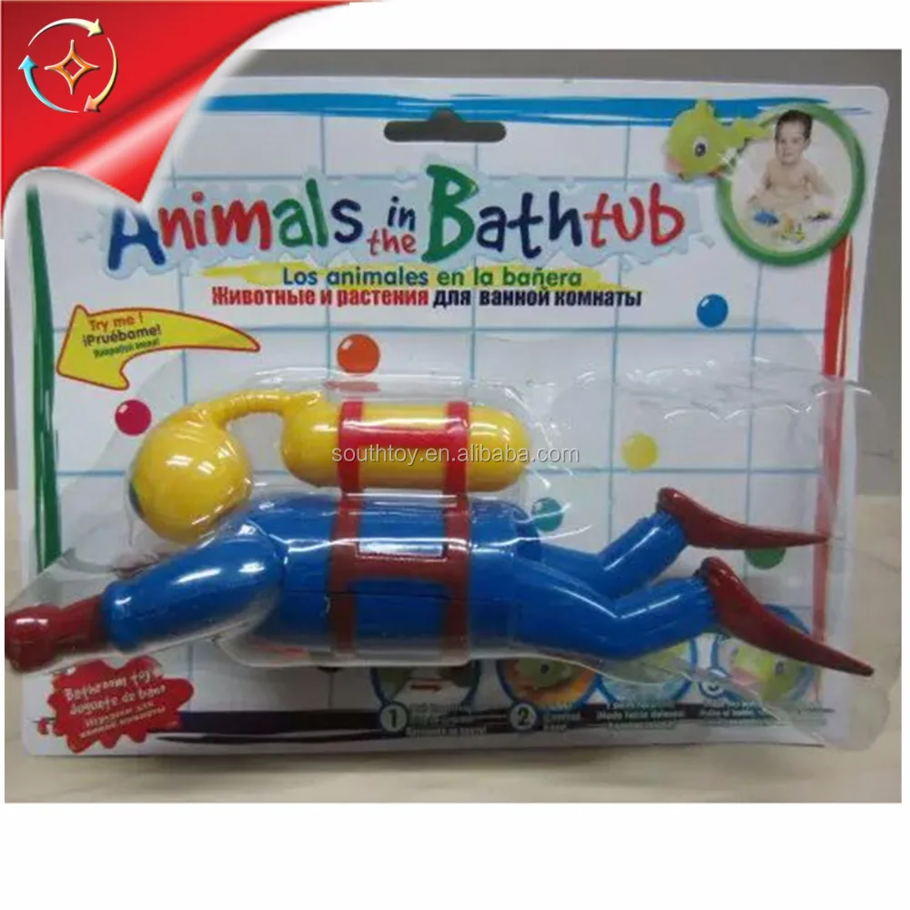 Wind Up Bath Time Toy Scuba Diver for kids