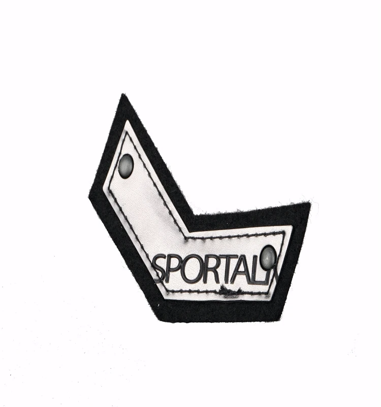 20 Years Custom LOGO Hat Label Football Shoes Customized Garment Labels PU Leather Patch Soft Debossed Stamp Foldable Leather