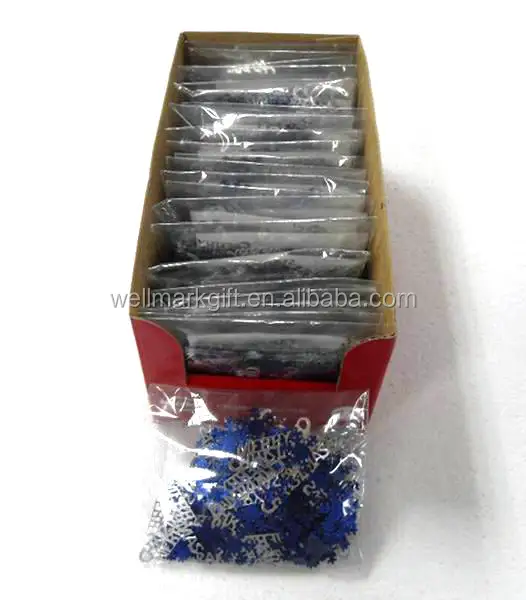 Christmas Festival Holiday Wedding Party Gift Decoration Foil Metallic Glitter PVC Plastic Circle Round Balloon Table  Confetti