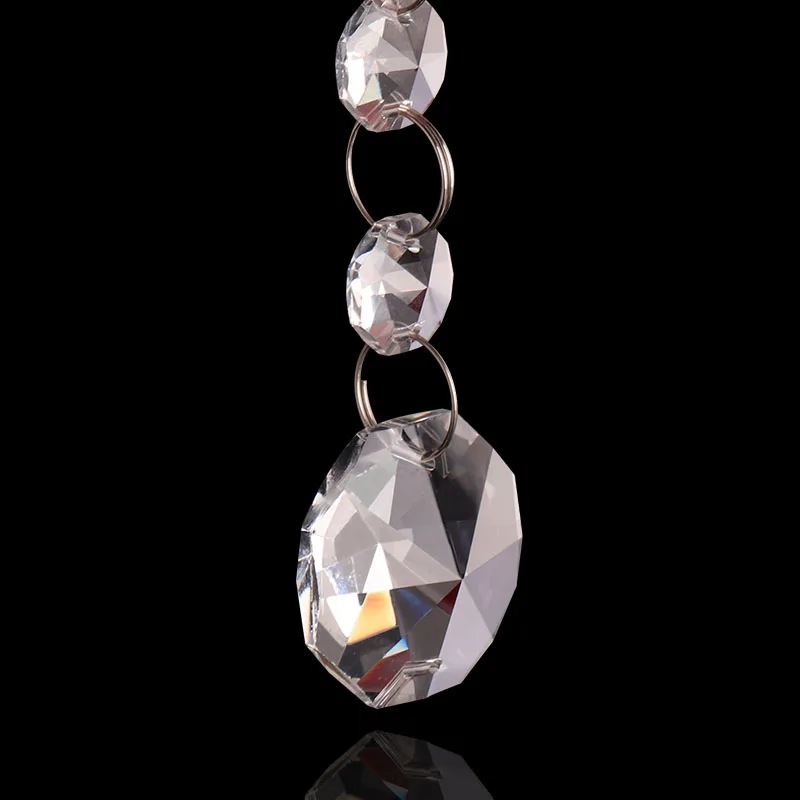 
Crystal Chandelier octagon beads wedding table decorations Lamp Parts 