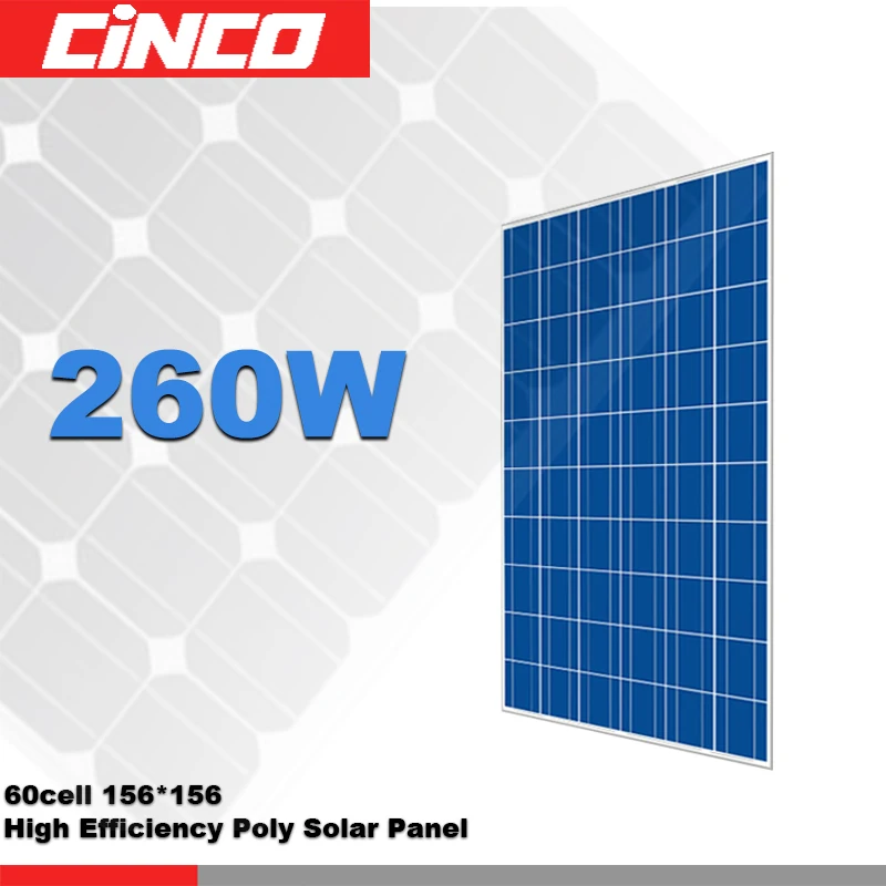 Высокое качество 260 Вт солнечные панели цена оптовая продажа солнечных панелей цена Китай