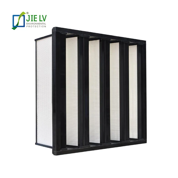 Plastic Frame V bank compact filter V-cell HEPA filters