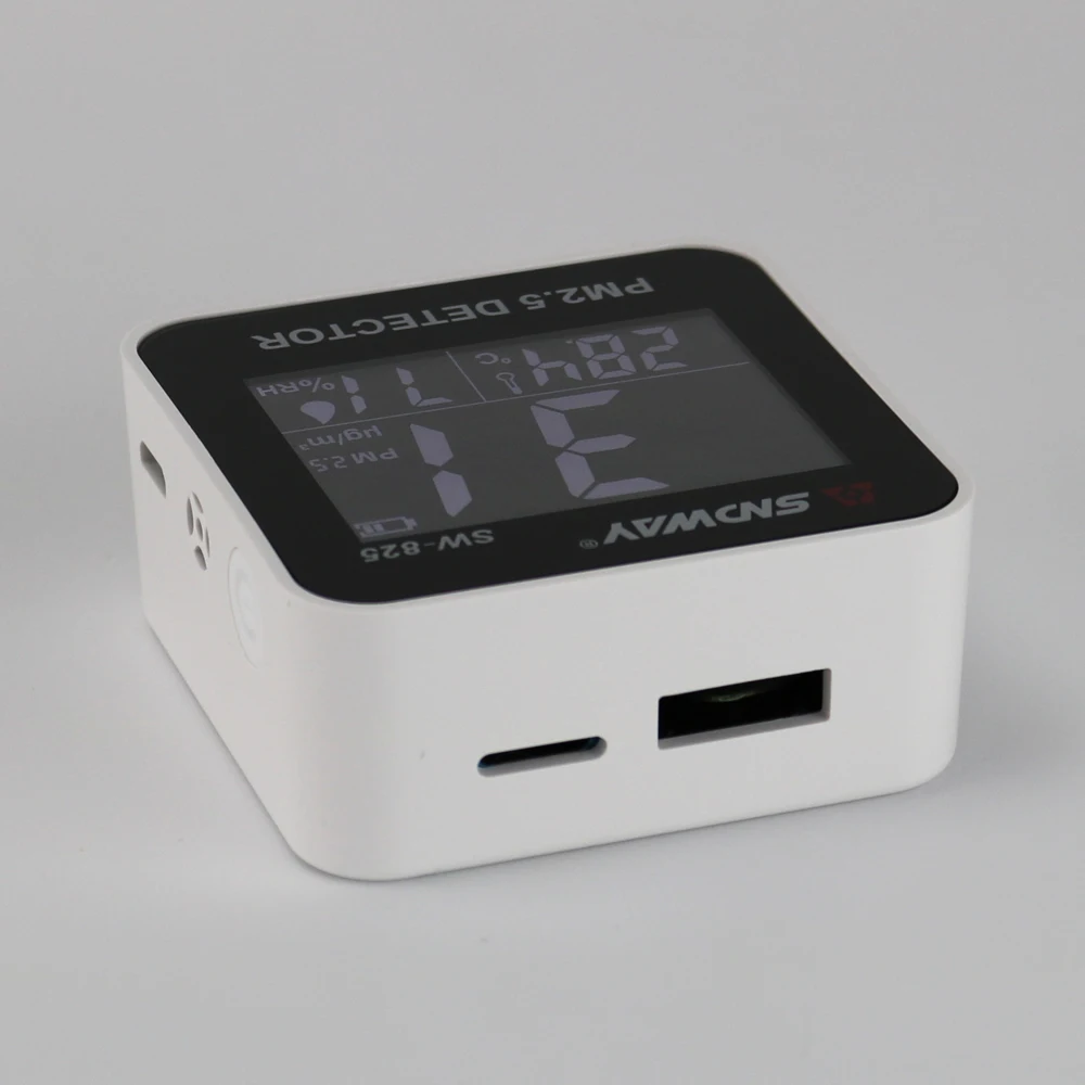 Лазерный PM2.5 детектор, портативный измеритель загрязнения воздуха для дома и улицы, pm2.5, монитор качества воздуха pm 2,5, 40p