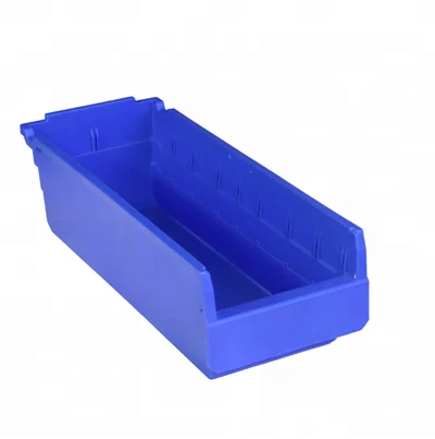 plastic storage warehouse shelf tray bin