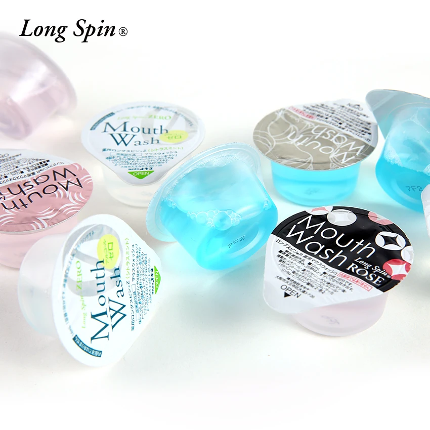 Long SpinX Disposable Hotel Jelly Mouthwash Japan