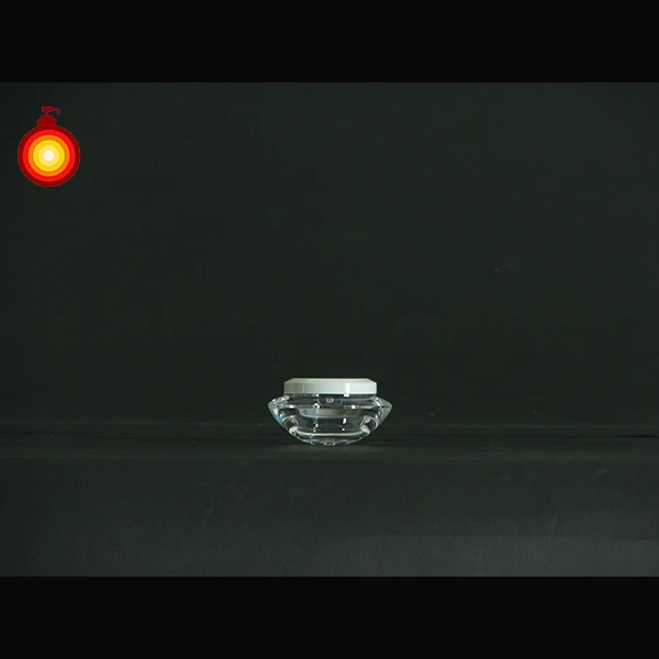 3ml~60ml UFO shape cosmetic container jars for eye cream moisturizer lip balm empty luxury cosmetics jar acrylic jar