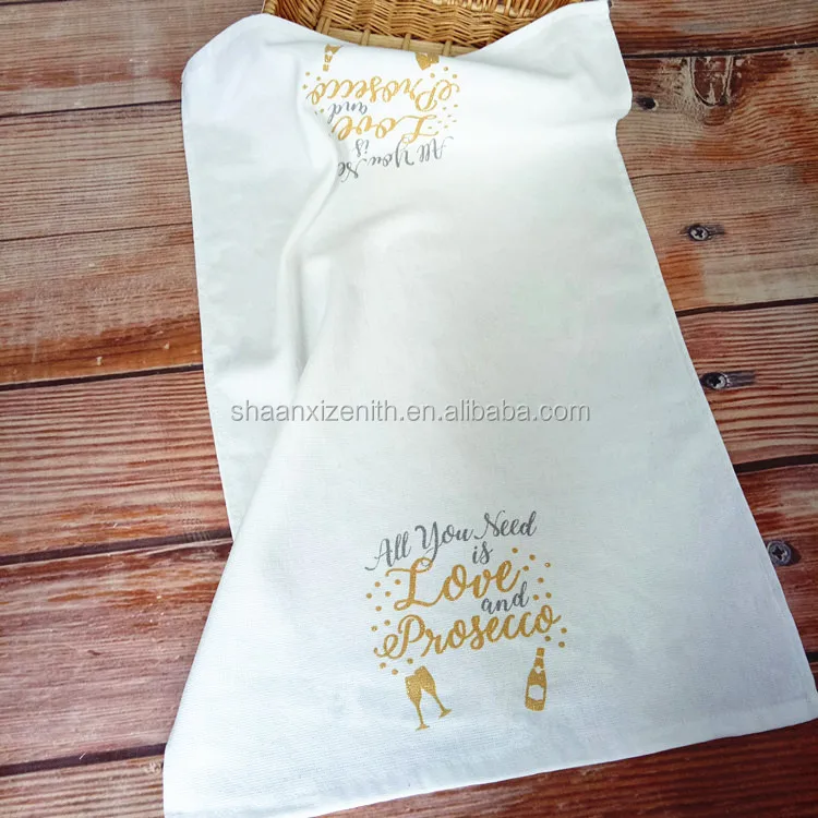 
hot sale blank custom digital print tea towel High quality 100% Sublimation Tea Towel Custom Print 