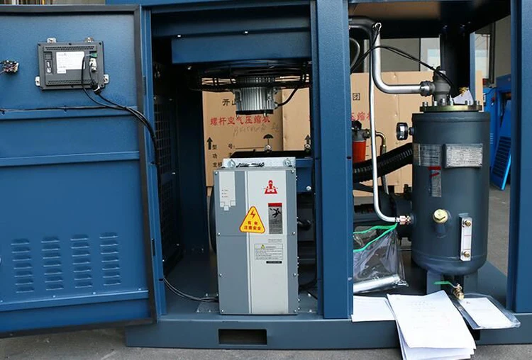 New technique permanent-magnetism high pressure single stage china kaishan air compressor screw type BMVF45G