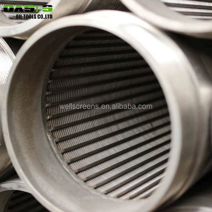 AISI 304/316L PVC Continuous slot wire wrapped water well screens China supplier