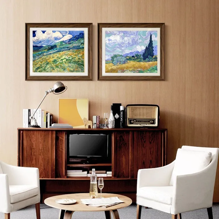 Pop art decor modern wall art hangings canvas prints dogs animal butterfly portrait