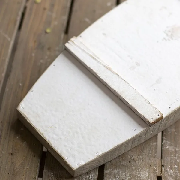 solid wood boat shape wooden garden planter flower pot