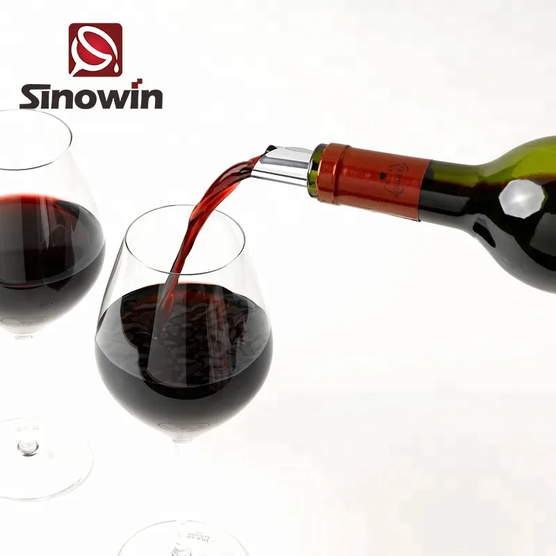 LFGB Approved PET and Aluminum coated Wine Dropping Spout No spillage