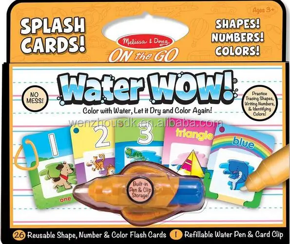 
custom Water Wow Coloring Book,cheap coloring book with water pen 