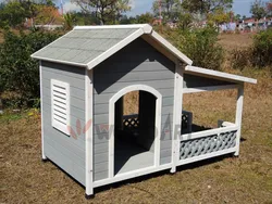 Factory wholesale  comfortable large dog house wooden dog cage for big size dog