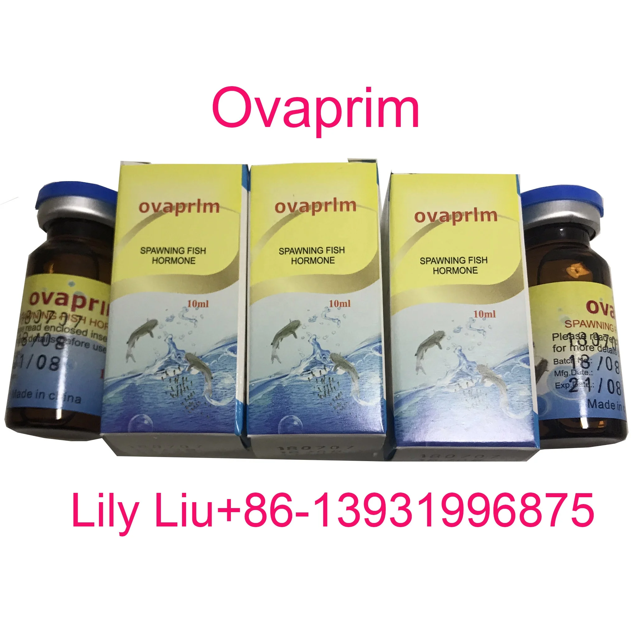 
fish hatchery ovaprim catfish tilapia breeding hormon injection 