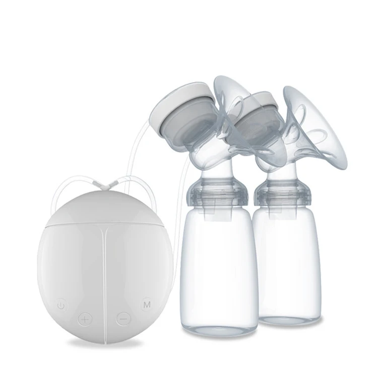 Most Popular Double Silicone Electric Breast Pump With Milk Bottle Infant USB BPA Free,leche bombas electrica usb
