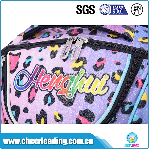 Wholesale sparkle design girls cheap sport backpack