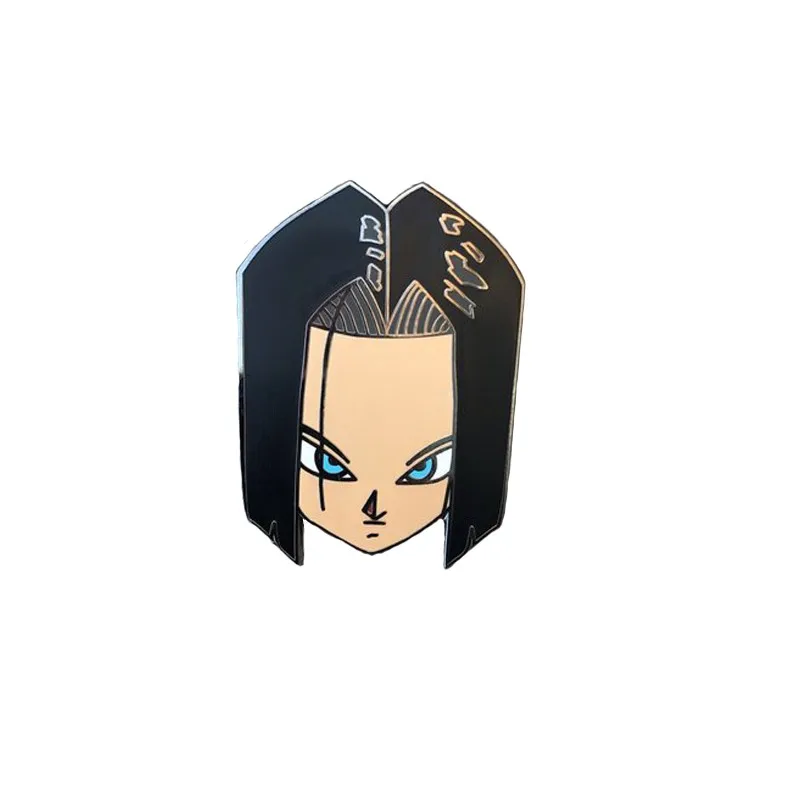 Good quality soft enamel pin dragon ball cartoon character brooch pin