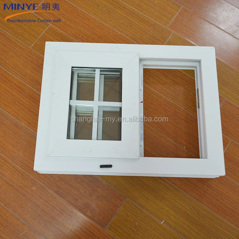 decorative design Plastic steel UPVC sliding window pvc plastic windows