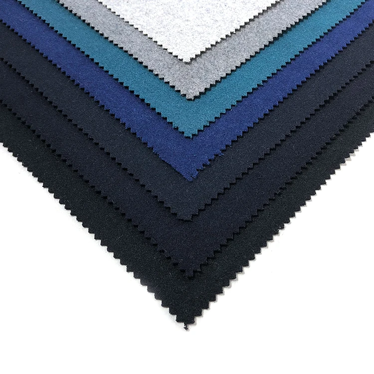 new jersey barathea plain merino woven woolen acrylic 60% melton suit wool fabric