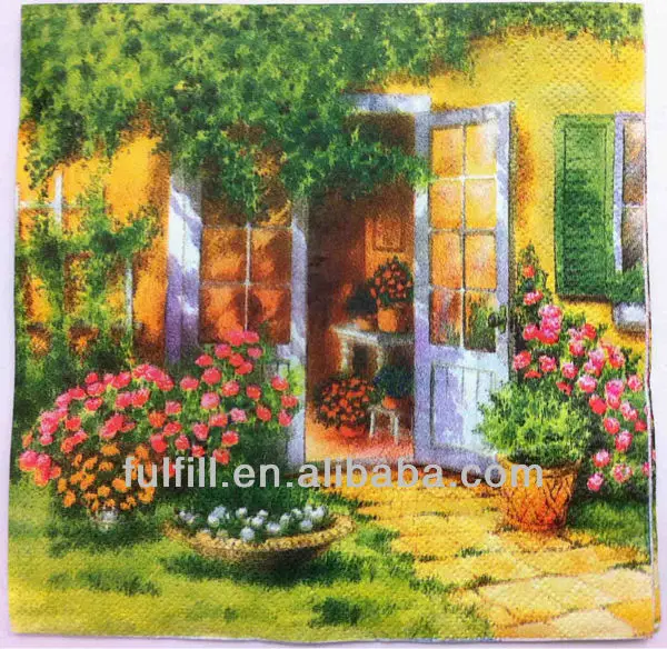 napkin decoupage