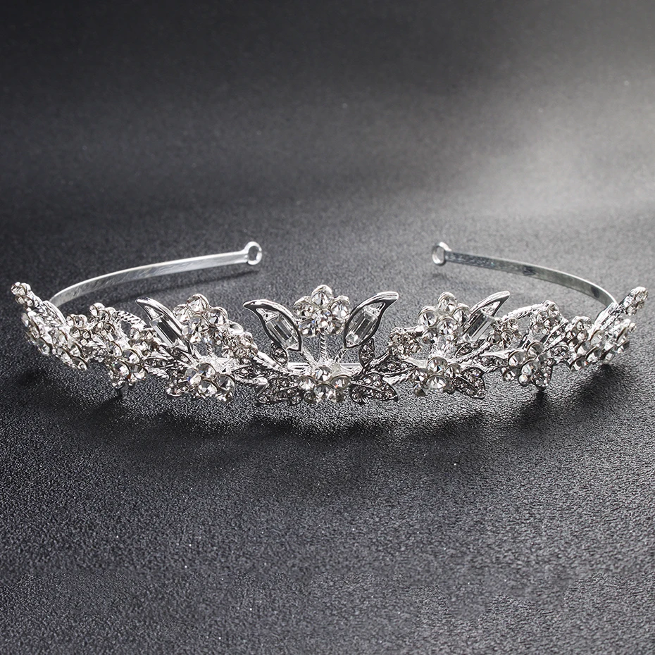 Hot Sale Miss World Crown wedding bridal tiara accessories Girl Headband Hair Jewelry pageant crown