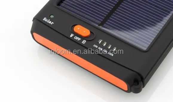 Portable universal solar charger, solar power bank for laptop/notebook/tablet