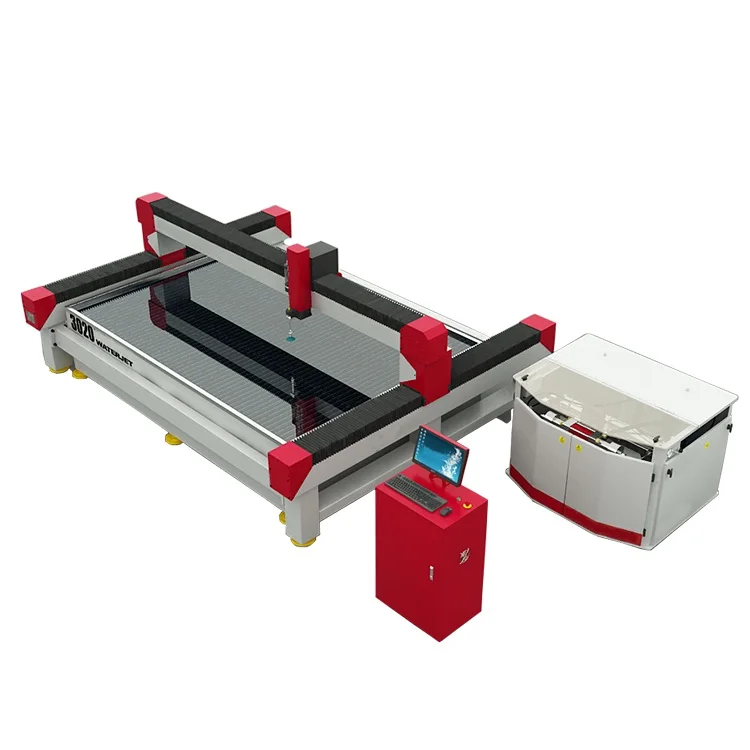 Небольшие б/у для устройств для водоструйной Резки Цена стеклянного камня Козловых ЧПУ водоструйный автомат для резки