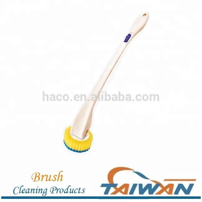 Zero-Contact Long handle Curved Disposable Toilet Scour Brush