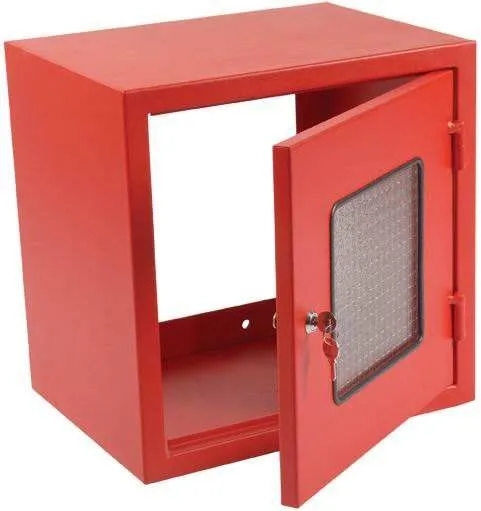 Custom 1.5mm steel fire hose reel box fire fighting cabinet Fire Extinguisher Cabinets