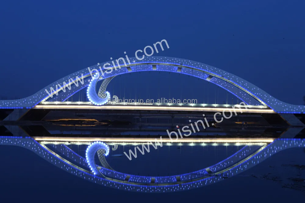 Y-shaped Frame River Landscape Steel Structure Bridge, Metal Foot Bridge,Customized Decorative Bridge(BF08-Y10006)