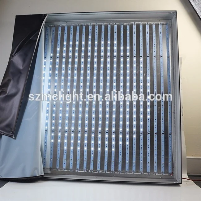 dynamic light box strip for moving signs