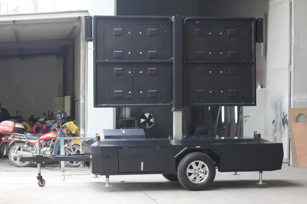 YEESO outdoor P6 Mobile advertising led Trailers, mobile billboards,advertising trailer-T5