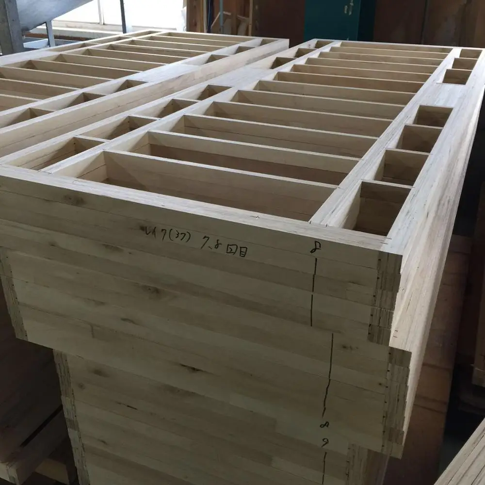 China LVL supplier 2x4 lumber poplar wooden pallet material for packing