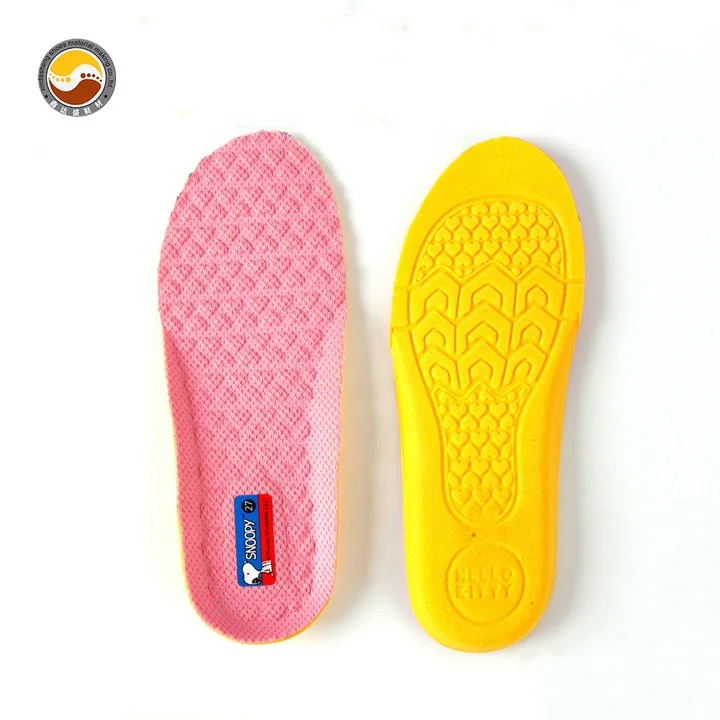 Удобные дышащие амортизирующие эластичные стельки из ЭВА с поддержкой свода стопы эффектом памяти спортивные детские