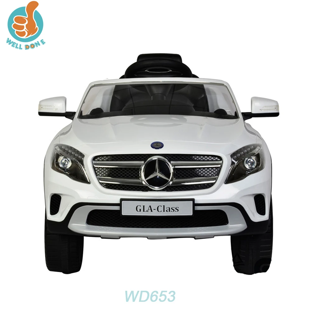 Licensed GLA wholesale ride on battery operated kids baby car, 2.4G R/C including WD653