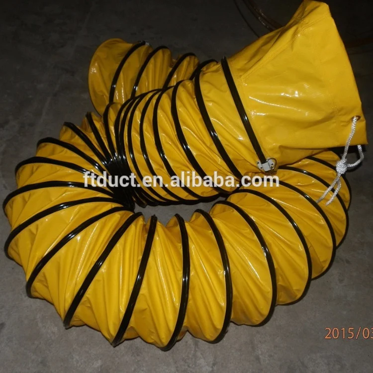 PVC air duct with preference color