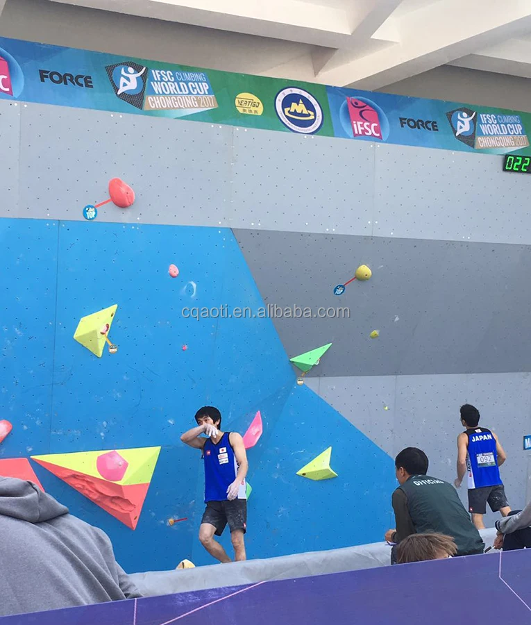 Various shapes easy installation bouldering wall climbing holds, climbing volumes