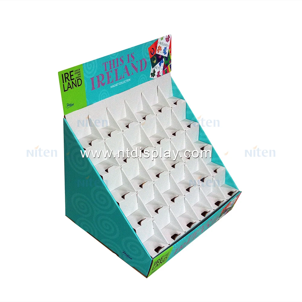 Cardboard material display racks contact lens counter display for optical store