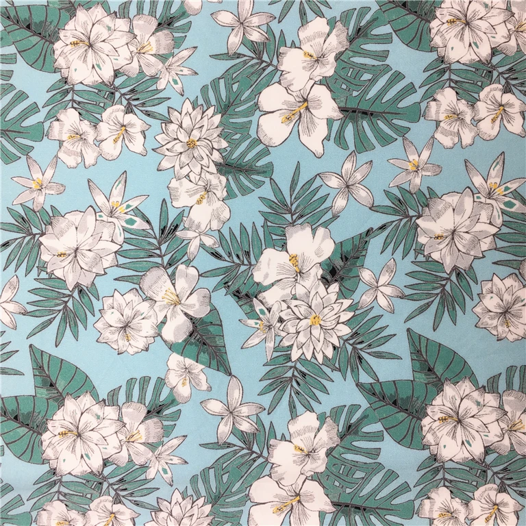 Изготовленная на заказ китайская 100% вискозная ткань с принтом с вашим собственным дизайном