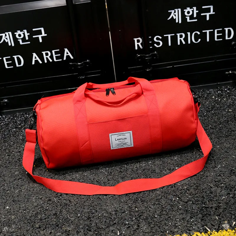 2020 China weekend big low price simple travel bag custom large waterproof young sports duffle bag