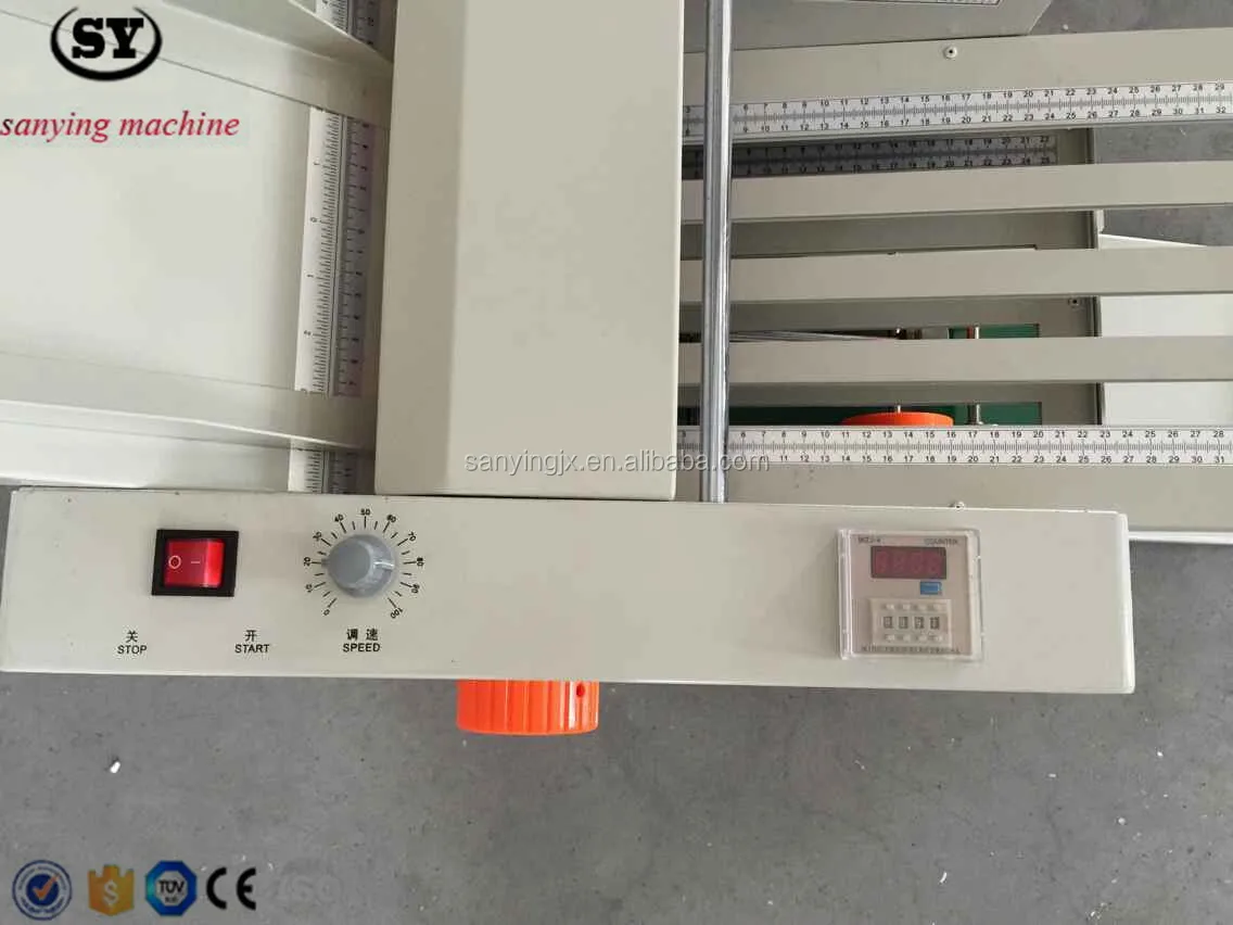 ZE-9B/4 letter/booklet automatic paper folding machine